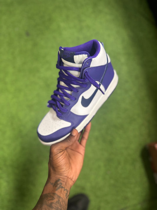 Nike Dunk High 'White/Court Purple