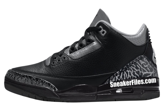 Air Jordan 3 El Grito Black / Metallic Silver "PreOrder"